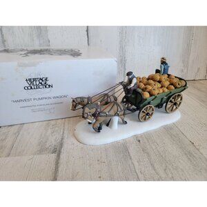 Dept 56 56591 Harvest Pumpkin Wagon Heritage village xmas accessory